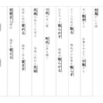 【光村図書】漢字４年　３学期③